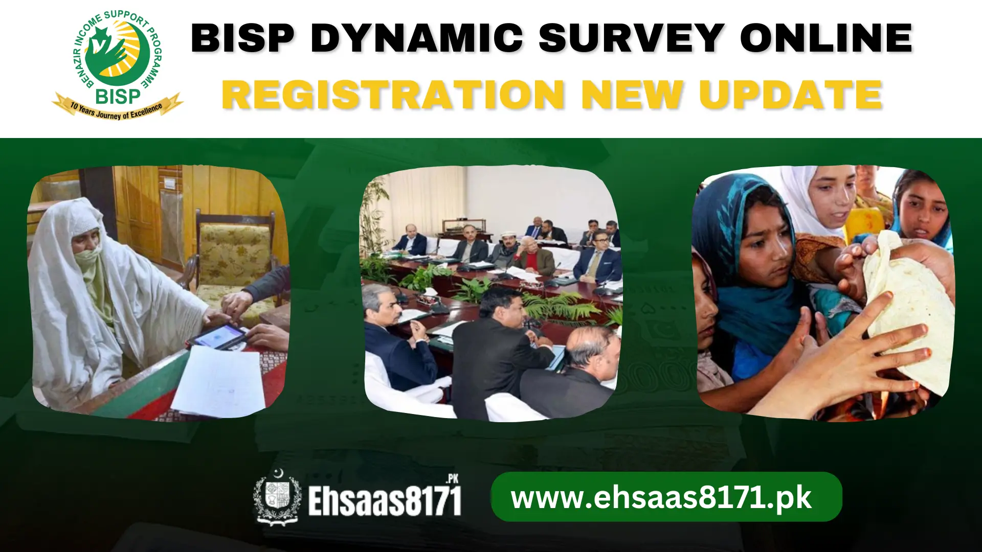 BISP Dynamic Survey Online Registration New Update
