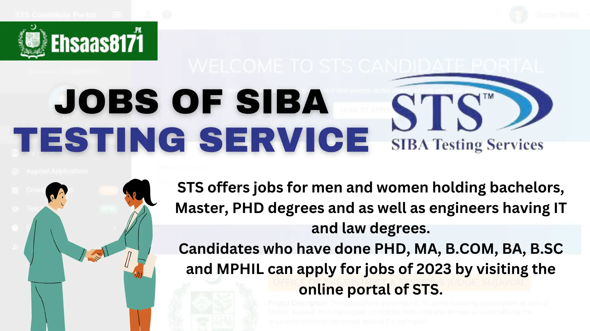 Jobs of SIBA testing service