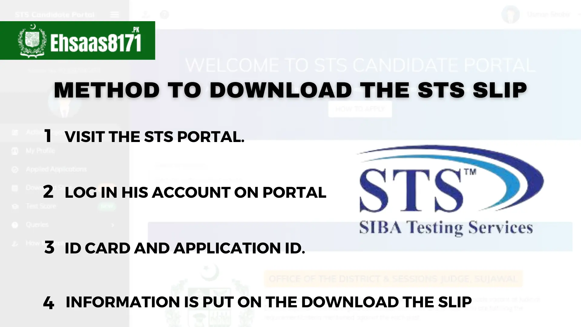 Method to Download the STS Slip