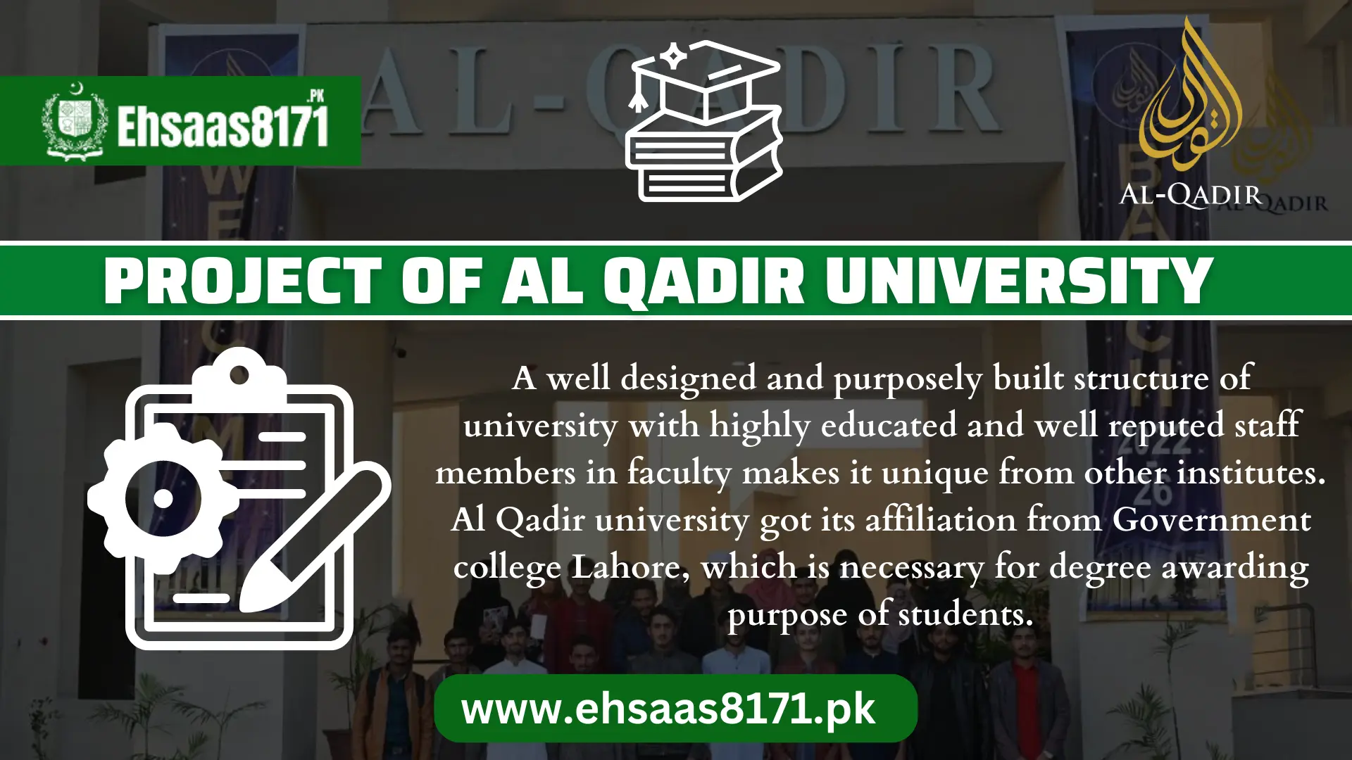 Project of Al Qadir University