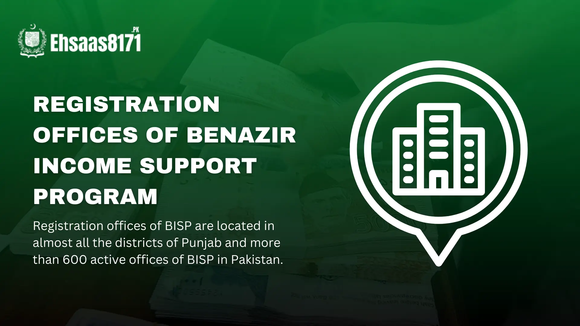 Registration offices of Benazir income support program