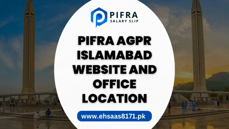 PIFRA AGPR Islamabad Website and office location