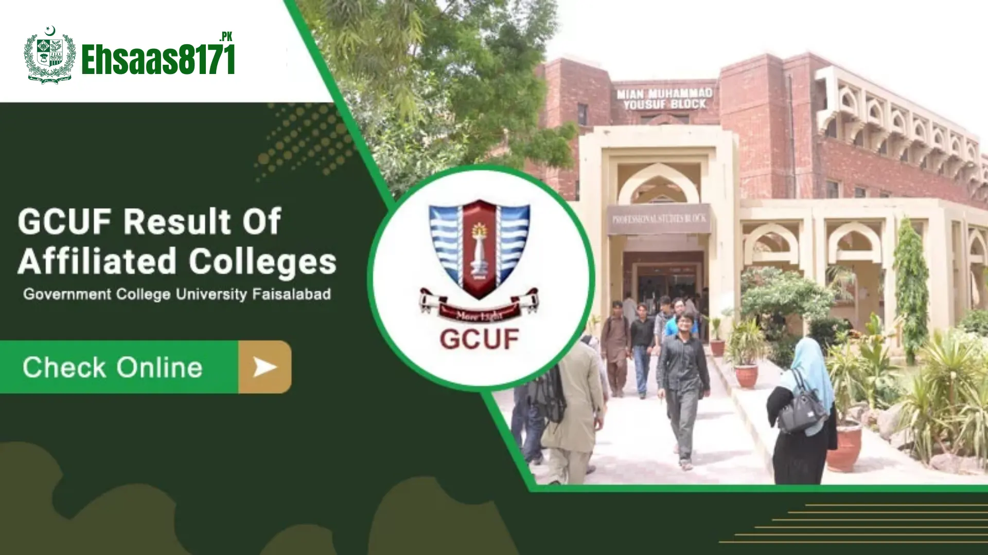 Result of Affiliated Colleges of GCUF